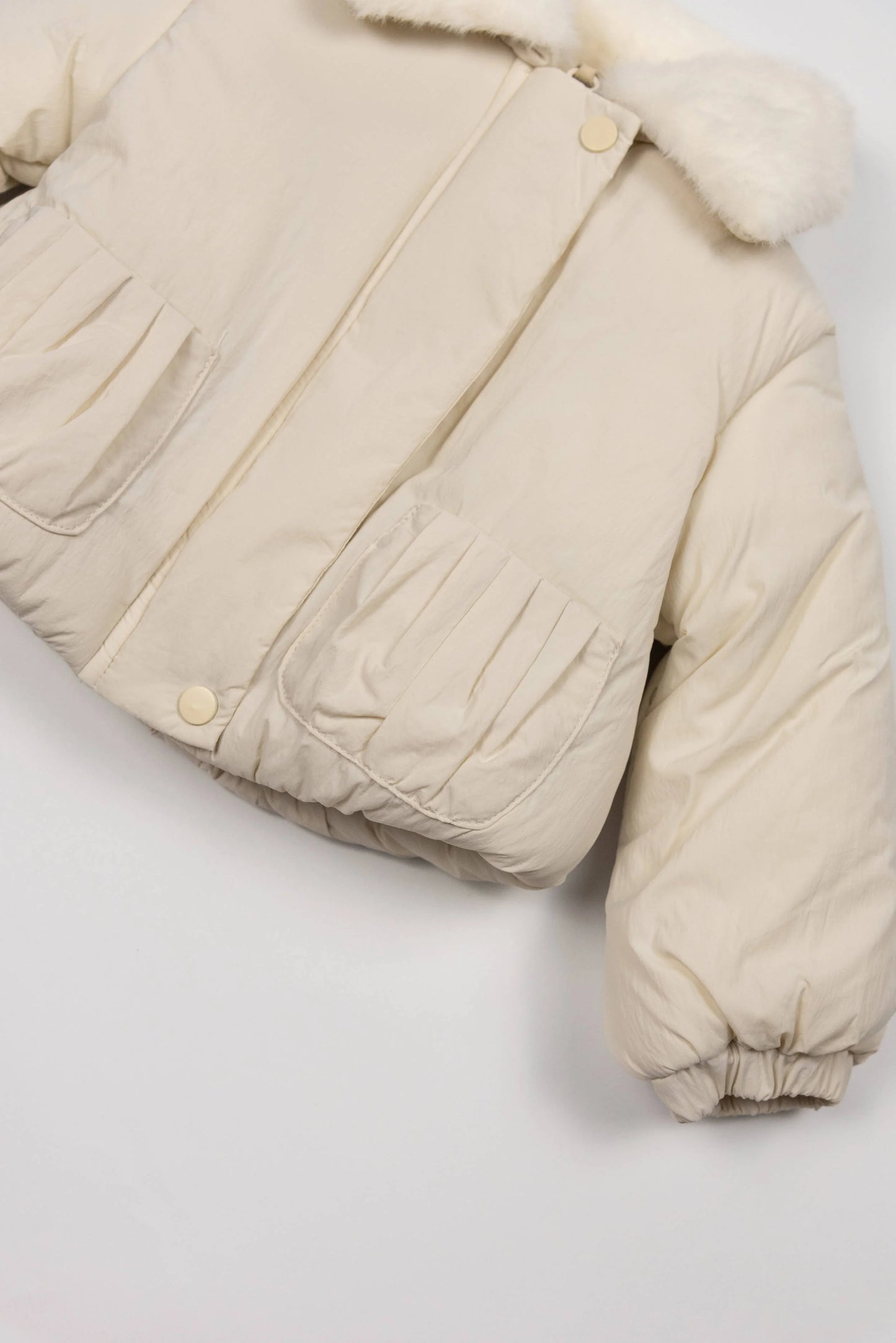 Jacket Girl with CollarWarm White9-12M1088