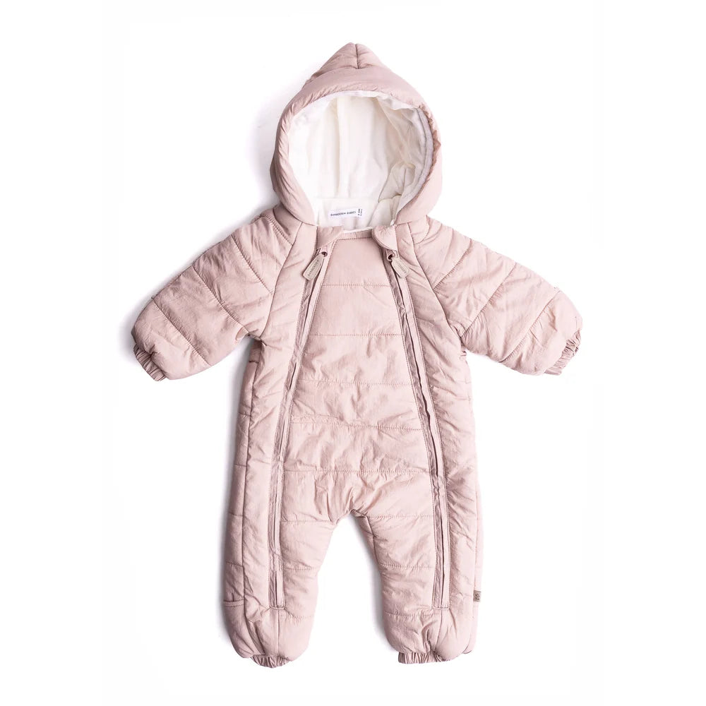 Bamboom Tuta da Neve Winter Blush con Cappuccio – 12–18 Mesi