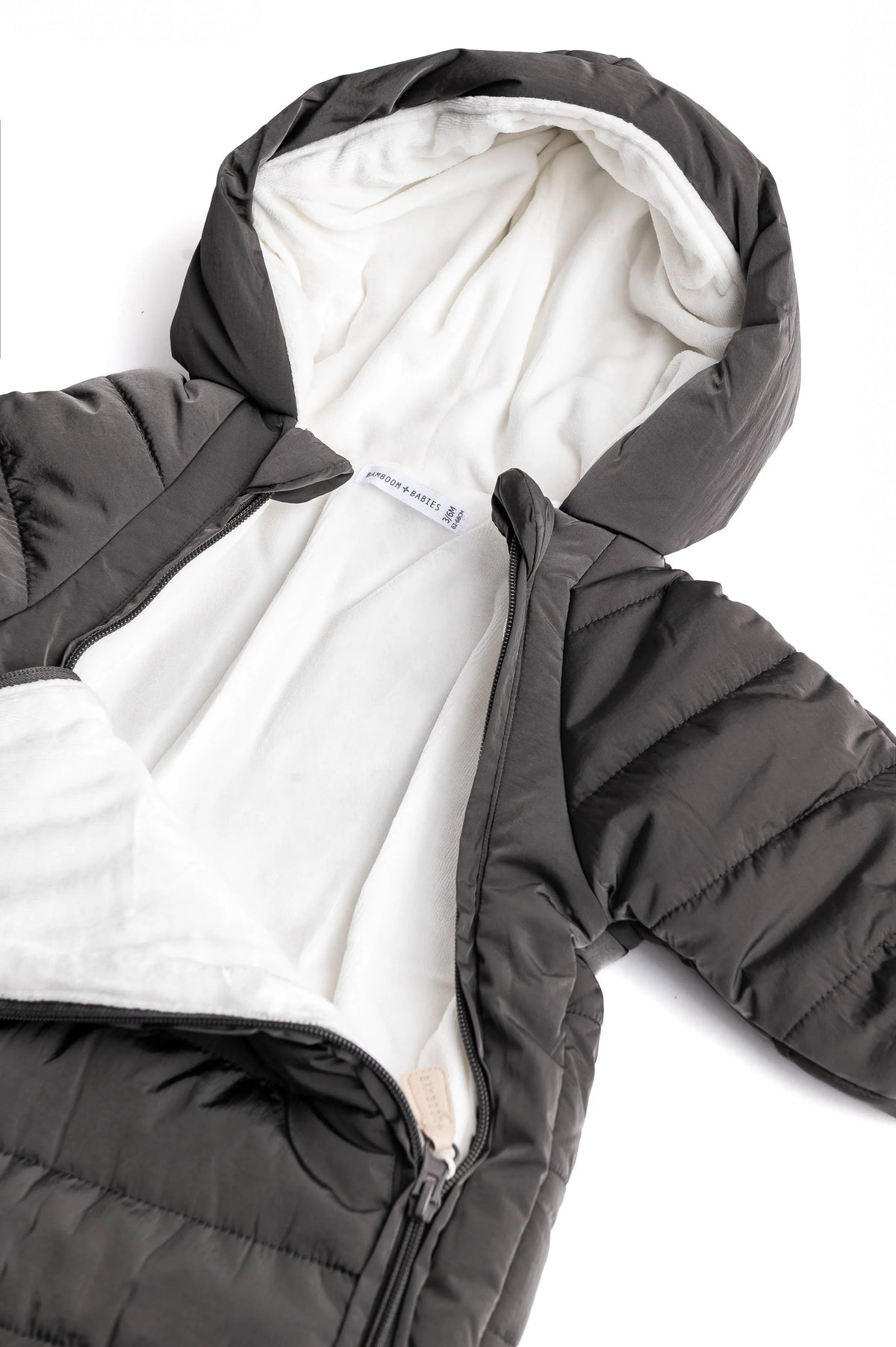 Bamboom Tuta da Neve Storm Grey con Cappuccio – 18–24 Mesi