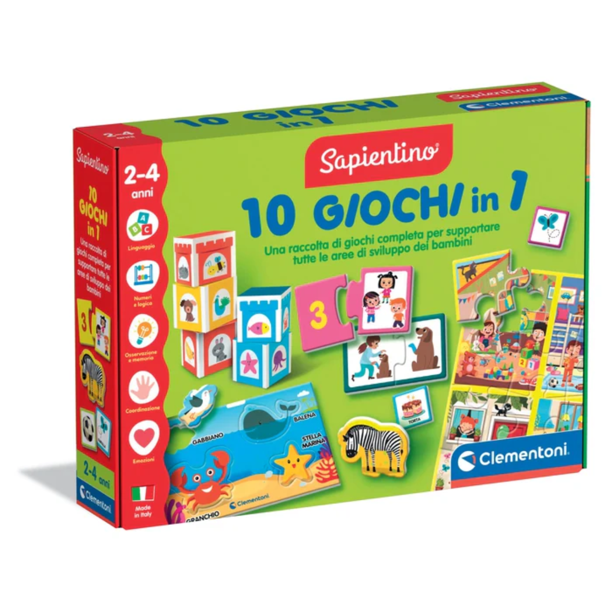 CLEMENTONI 10 GIOCHI IN 1
