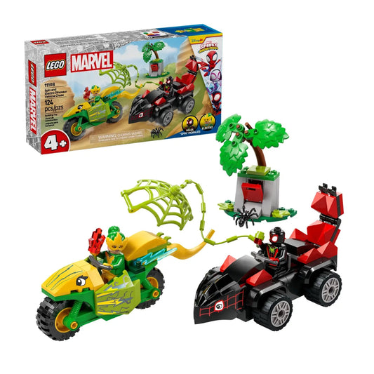lego 11198 Spidey Inseguimento sui dino-veicoli di Spin ed Electro
