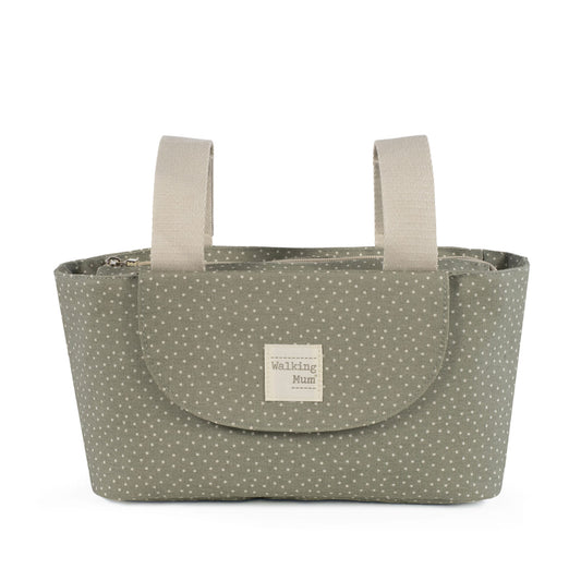 Organizer Bag Polka Dot Poppy moss