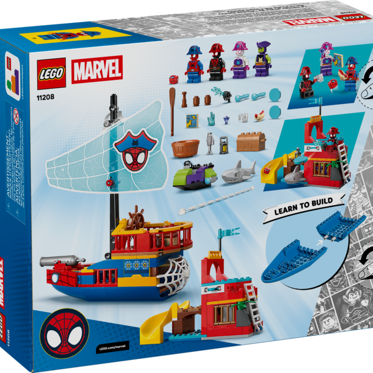 LEGO 11208 Nave pirata del Team Spidey