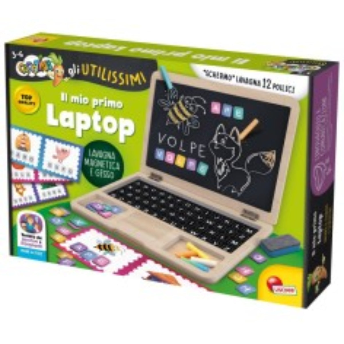CAROTINA  GLI UTILISSIMI PRIMO LAPTOP DI LEGNO 117802