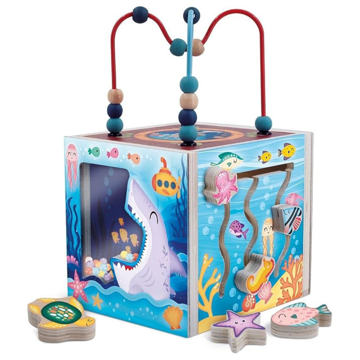 MONTESSORI LEGNO - SENSORY CUBE - THE OCEAN 117819