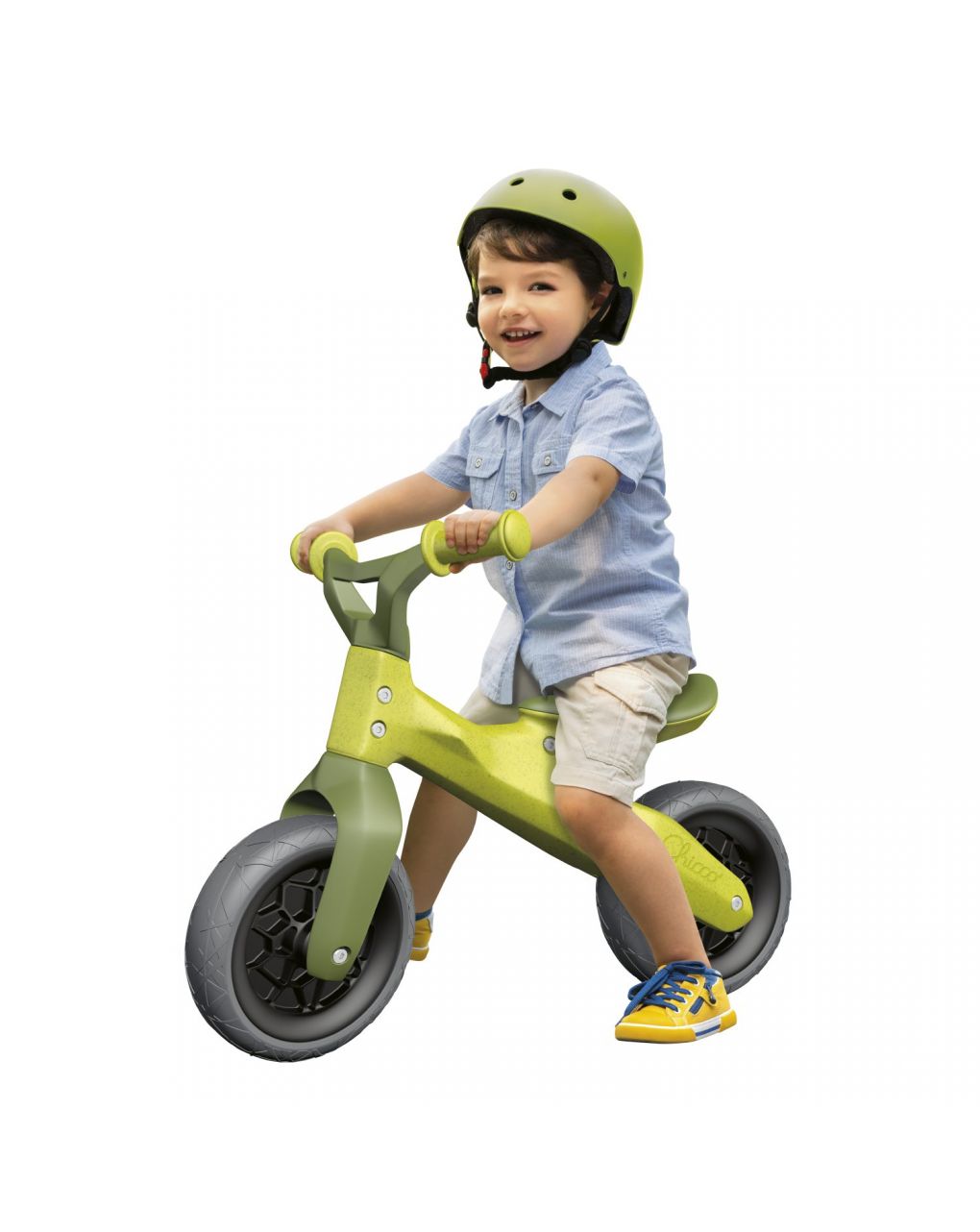 BALANCE BIKE - ECO PLASTIC - GREEN