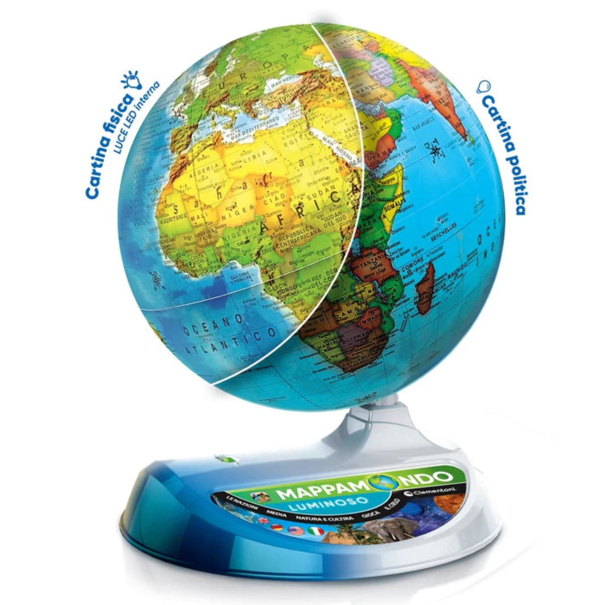 MAPPAMONDO LUMINOSO LIGHT UP GLOBE WITH AR - IT