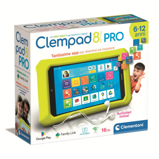 CLEMENTONI CLEMPAD 8''  6/12 ANNI