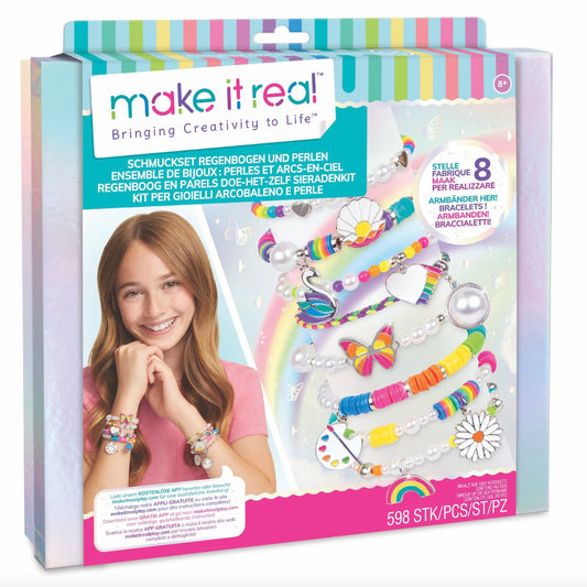 FUNLAB Kit per Gioielli Arcobaleno e Perle