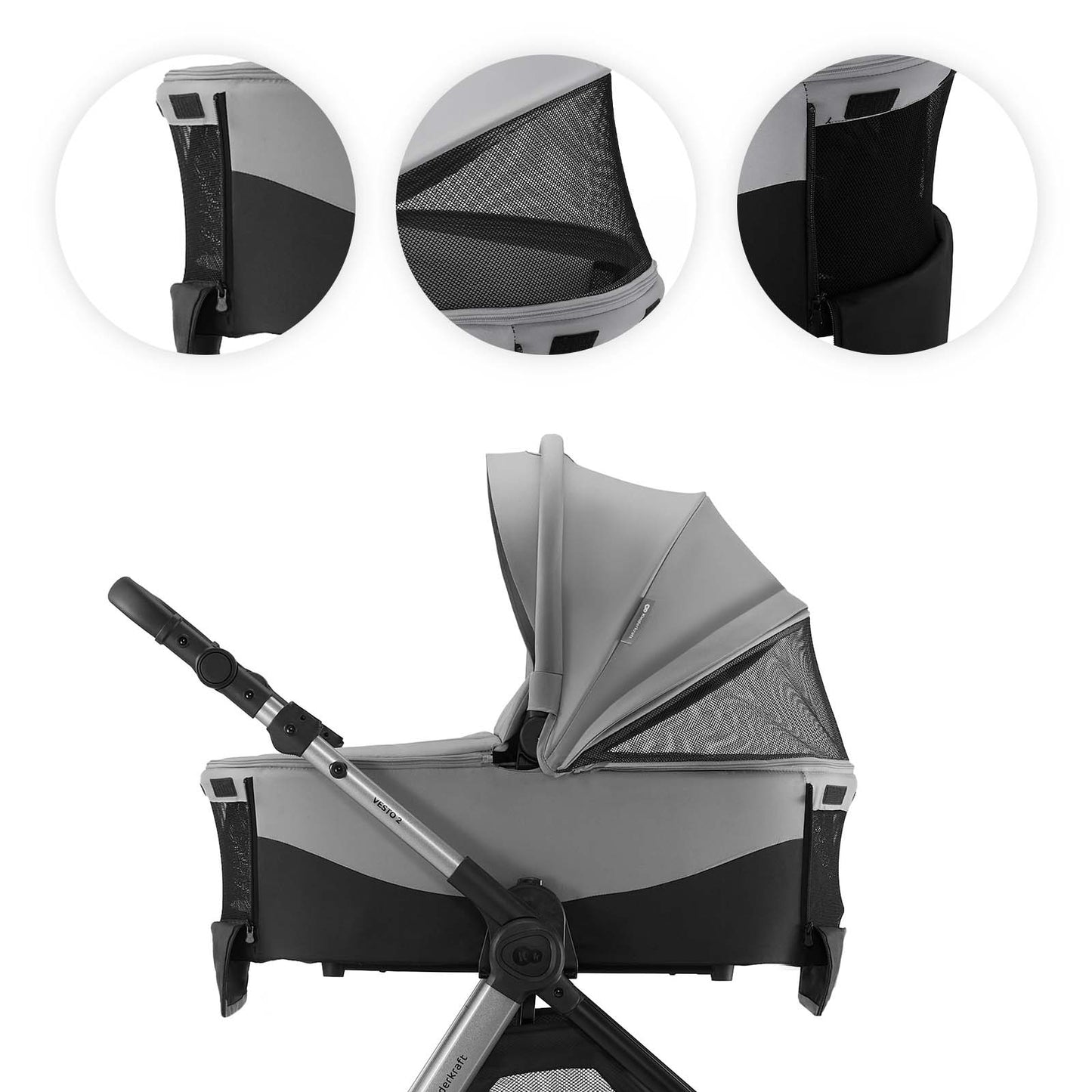 KINDERKRAFT PASSEGGINO 2IN1 VESTO2 + ENDURA SAFE MODULAR SYSTEM