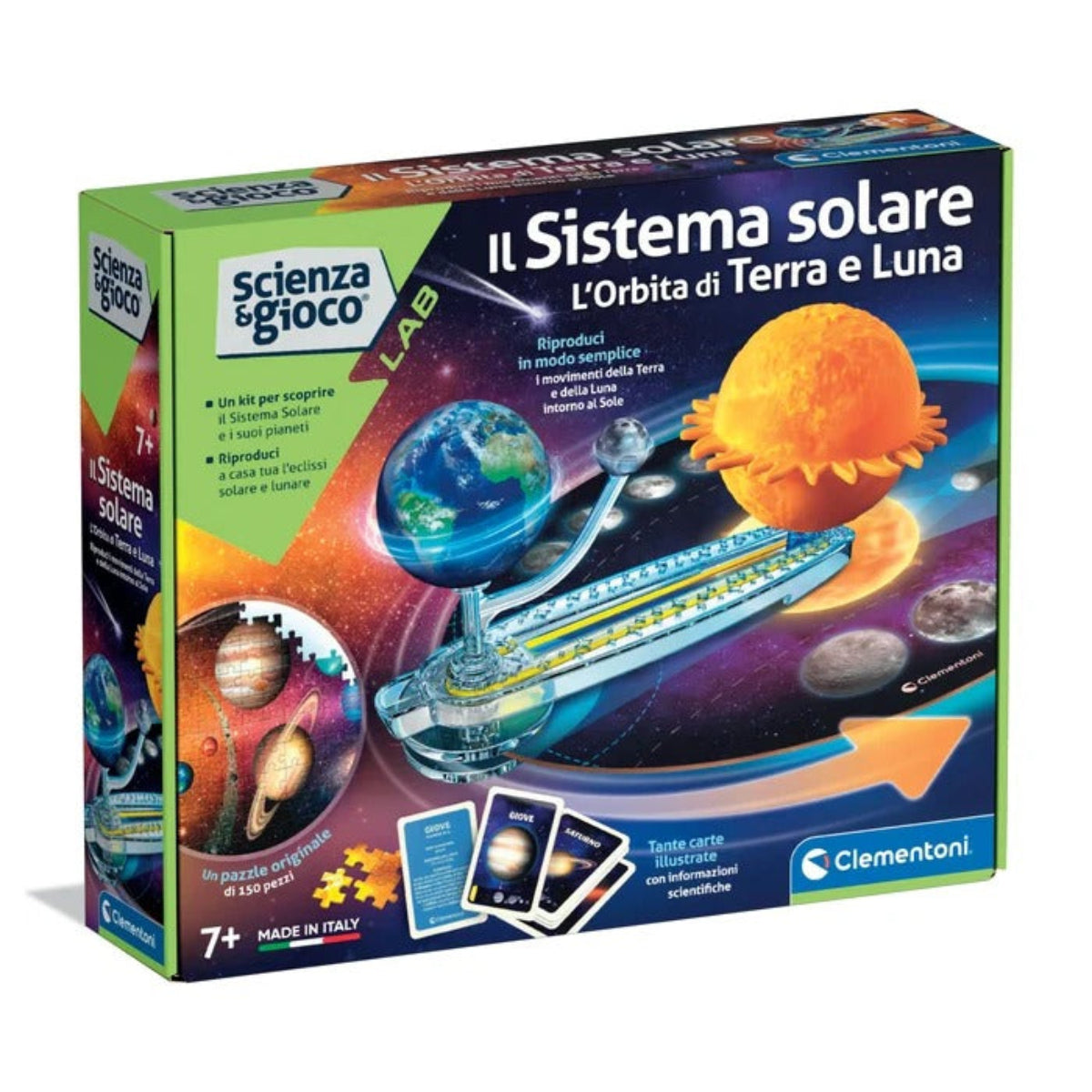 IL SISTEMA SOLARE ORBITA TERRA LUNA 19402