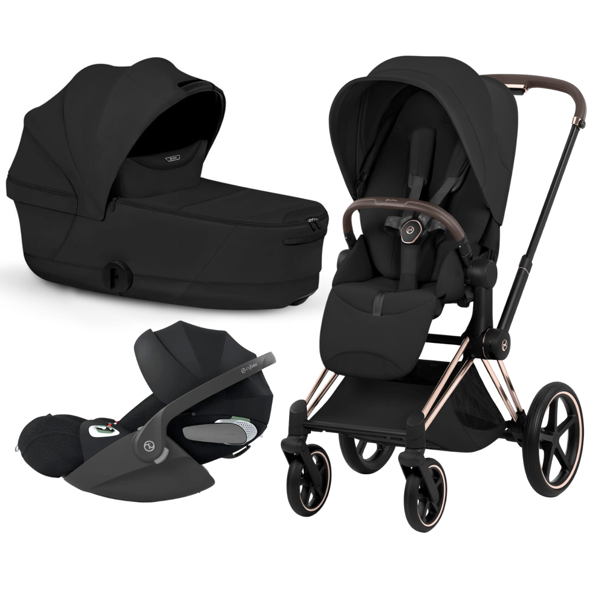 Cybex Priam Trio con Navicella Lux e Cloud T i-Size Plus