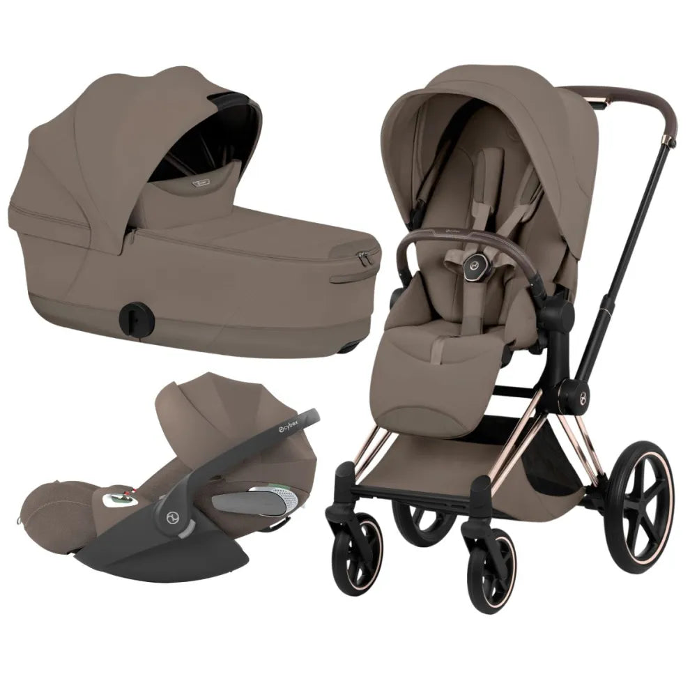 TRIO PRIAM STYLE TELAIO ROSEGOLD - COCONUT BROWN