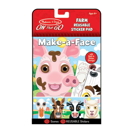 ON THE GO: Make a Face Farm Sticker