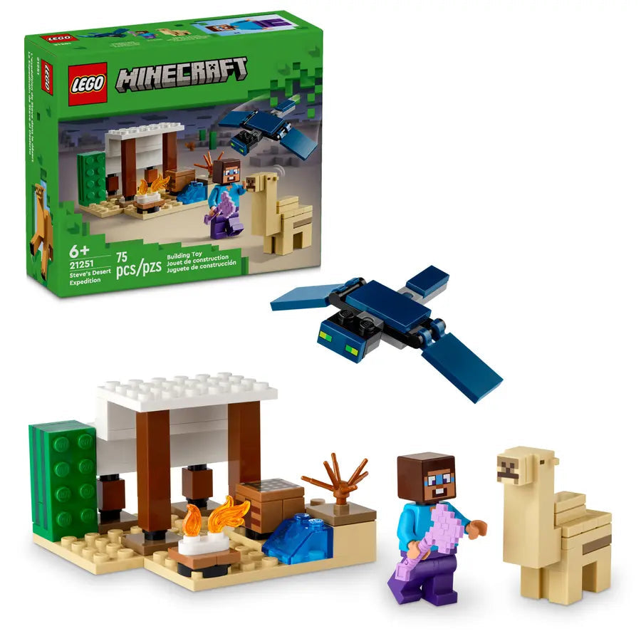 lego 21251 Minecraft Spedizione di Steve_nel deserto