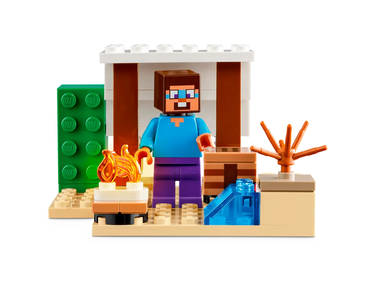 lego 21251 Minecraft Spedizione di Steve_nel deserto