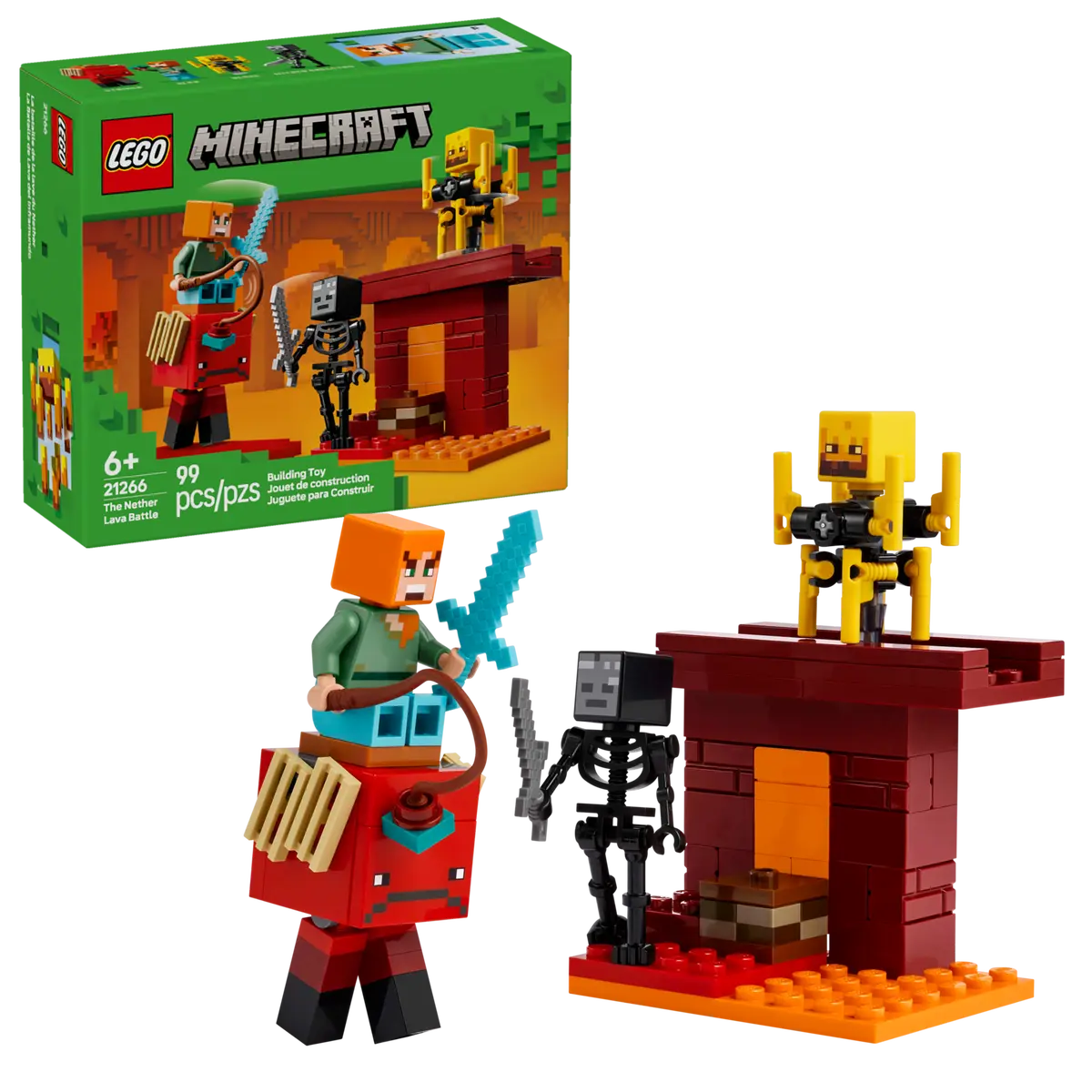 lego 21266 Minecraft Battaglia sul ponte del Nether