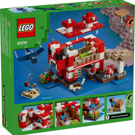 lego 21270 Minecraft La casa del Mooshroom