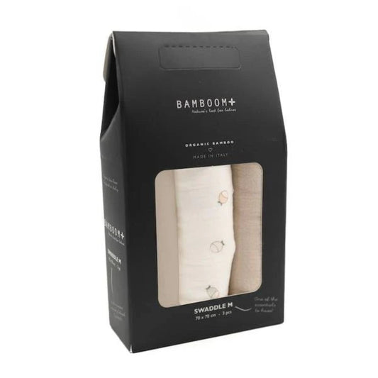 MUSSOLE MEDIE MULTI USO 75X75 3 PACK FISHES - Bamboom (lista n Pietro)