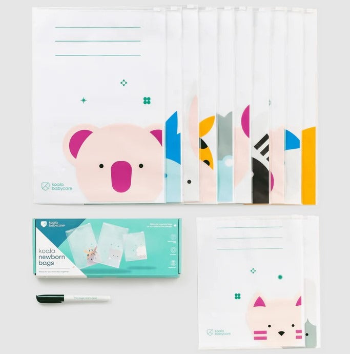 Koala Newborn Bags_- Set Plastic Bag e Marker