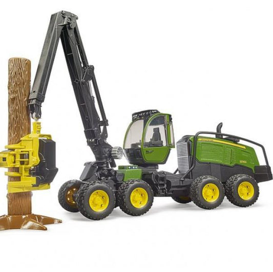 BRUDER John Deere 1270G taglia tronchi con braccio meccanico