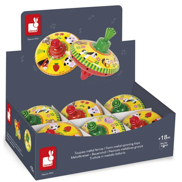 TROTTOLA METALLICA FATTORIA (2 MODELLI ASSORTITI)