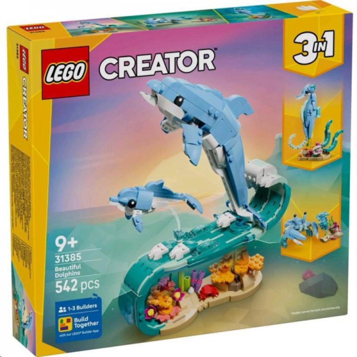 LEGO 31385 Animali marini: meravigliosi delfini