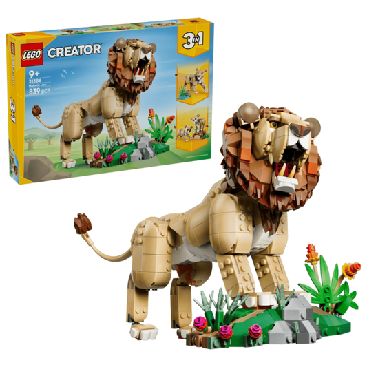 LEGO 31386 LEONE MAESTOSO Wild Animals: Majestic Lion