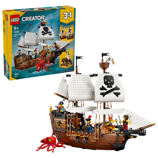 LEGO 31387 NAVE PIRATA Iconic Pirate Ship