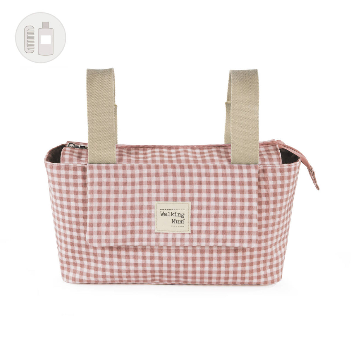 Organizer Bag I Love Vichy pink