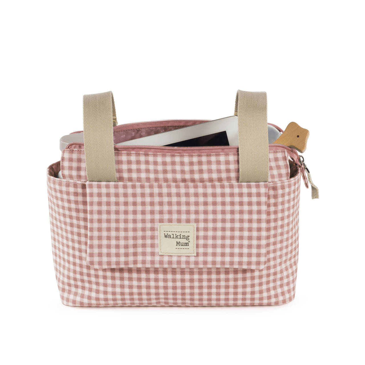 Organizer Bag I Love Vichy pink