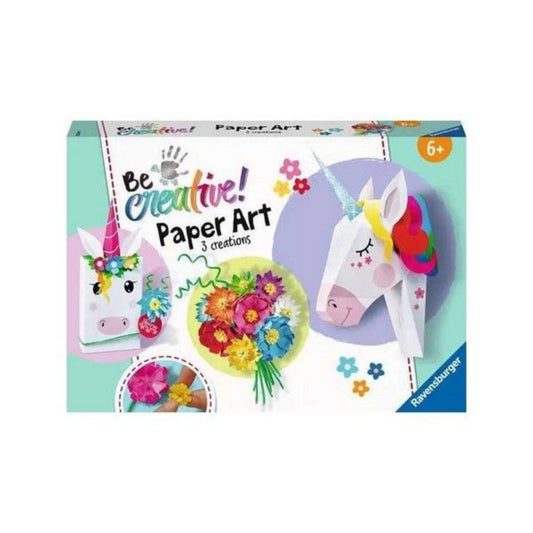 Be Creative Paper Art Flow.Unicorn