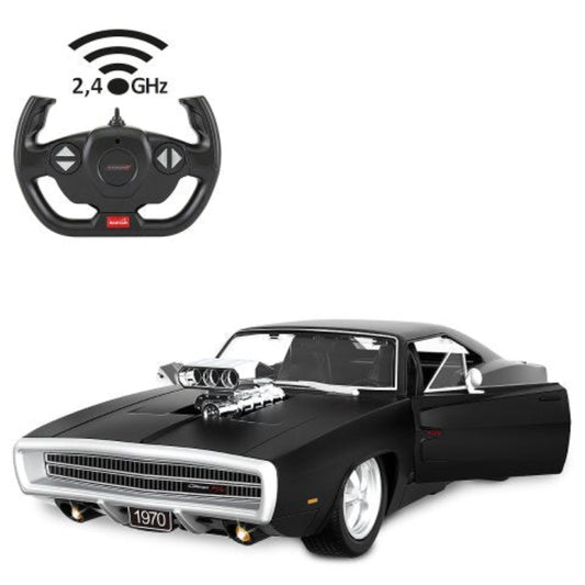 Dodge Charger RDC R/T 1970 1:16 nero 2,4GHz porta man 402117