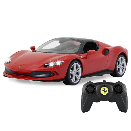 JAMARA 402161 Ferrari 296 GTS 1:16 Rossa 2,4GHz