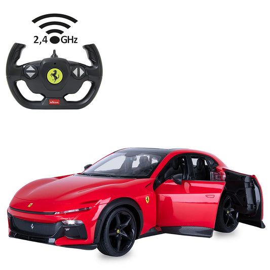 JAMARA 402256 Ferrari Purosangue 1:14 rosso 2,4GHz Porta manuale
