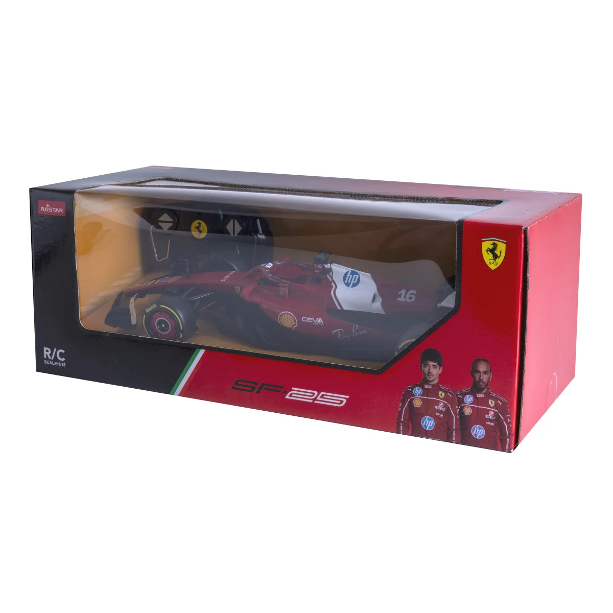 JAMARA RDC 402260 Ferrari SF-25 1:18 rosso 2,4GHz