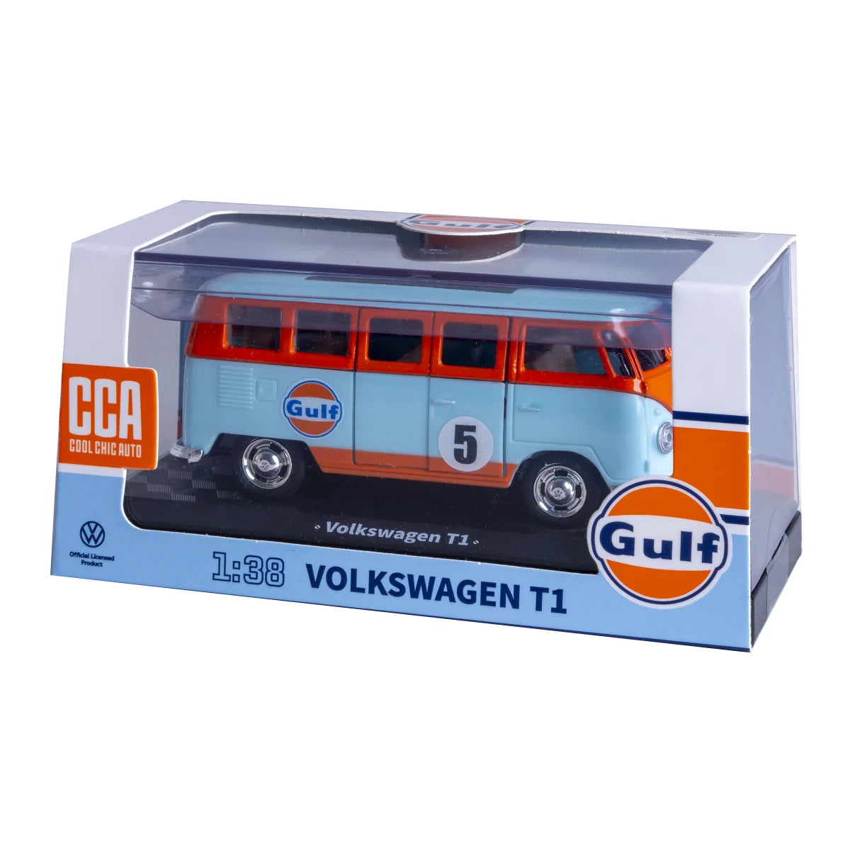 Volkswagen T1 Diecast 1:38 blu chiaro