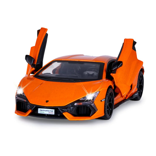 Lamborghini Revuelto Diecast 1:32 arancione incl. Pile a bottone