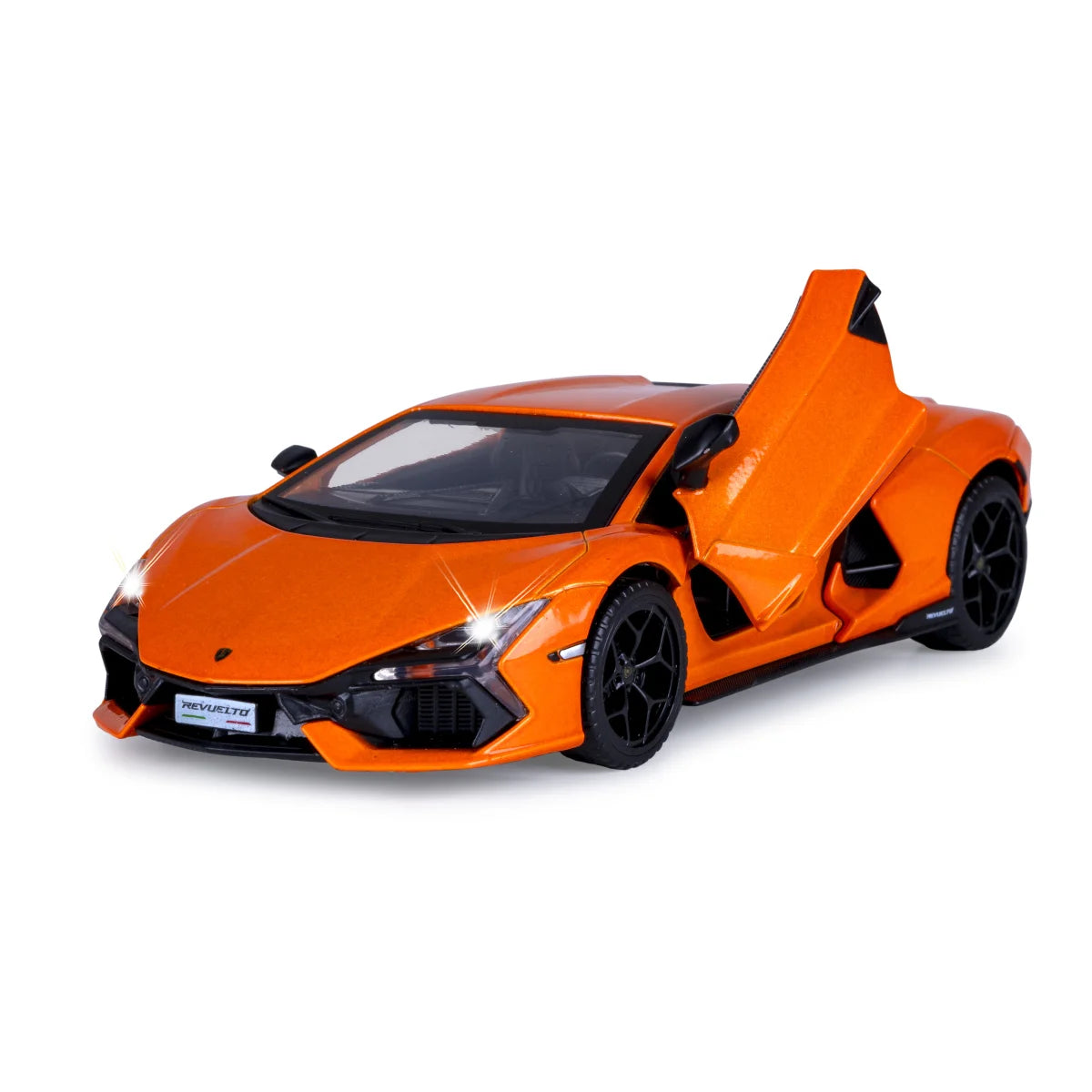Lamborghini Revuelto Diecast 1:32 arancione incl. Pile a bottone