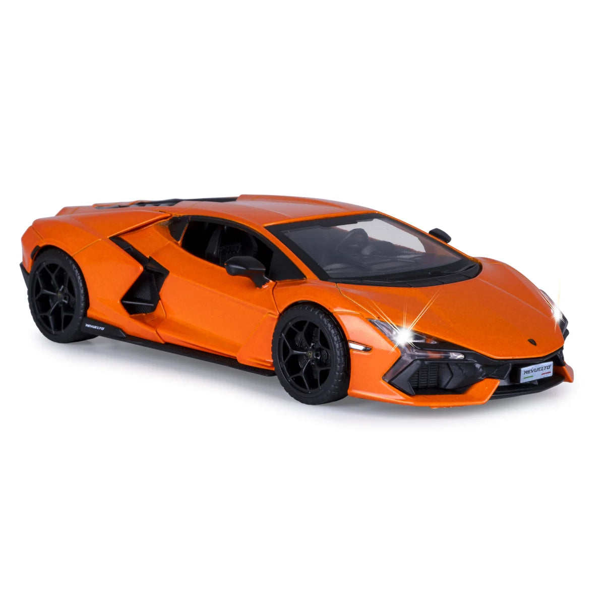 Lamborghini Revuelto Diecast 1:32 arancione incl. Pile a bottone