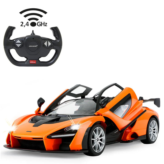 McLaren Senna 1:14 arancione 2,4GHz porta manuale