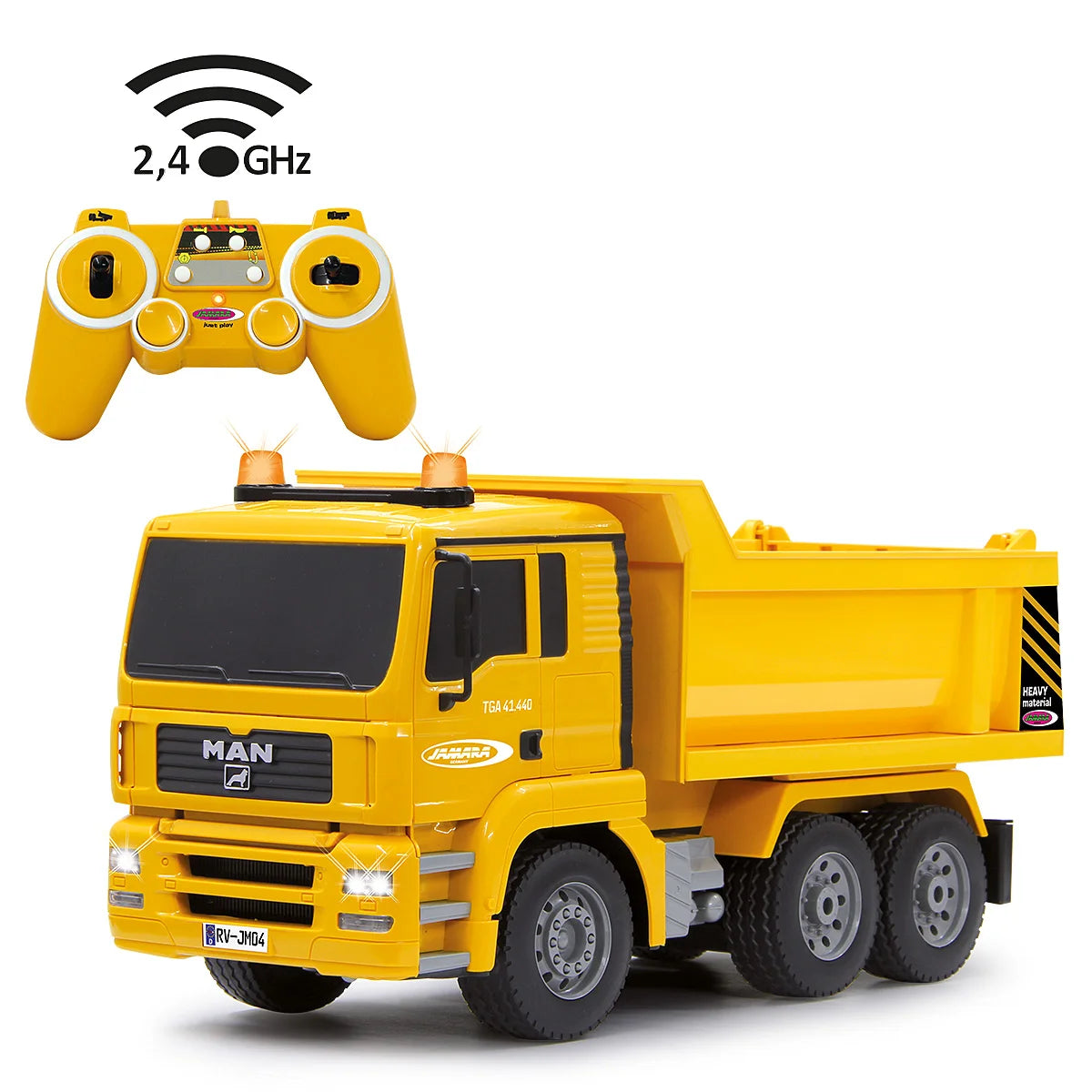 JAMARA 405002 Autocarro ribaltabile  MAN 1:20 2,4GHz