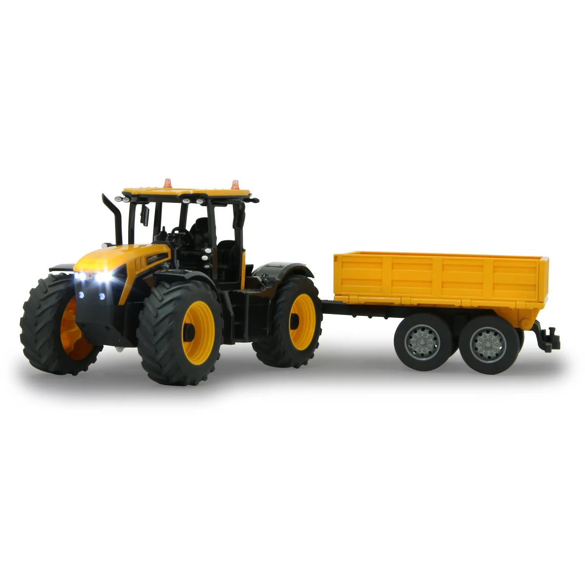 JCB RADIOCOM 405305 FASTRAC TRATTORE CON RIMORCHIO RIB 1:24
