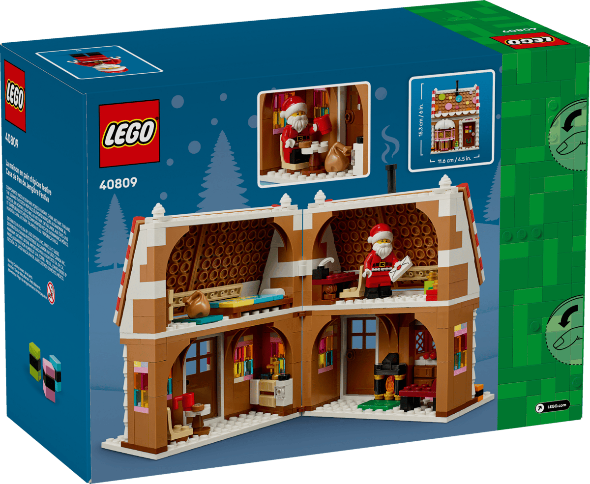 LEGO 40809 Casa di pan di zenzero festiva