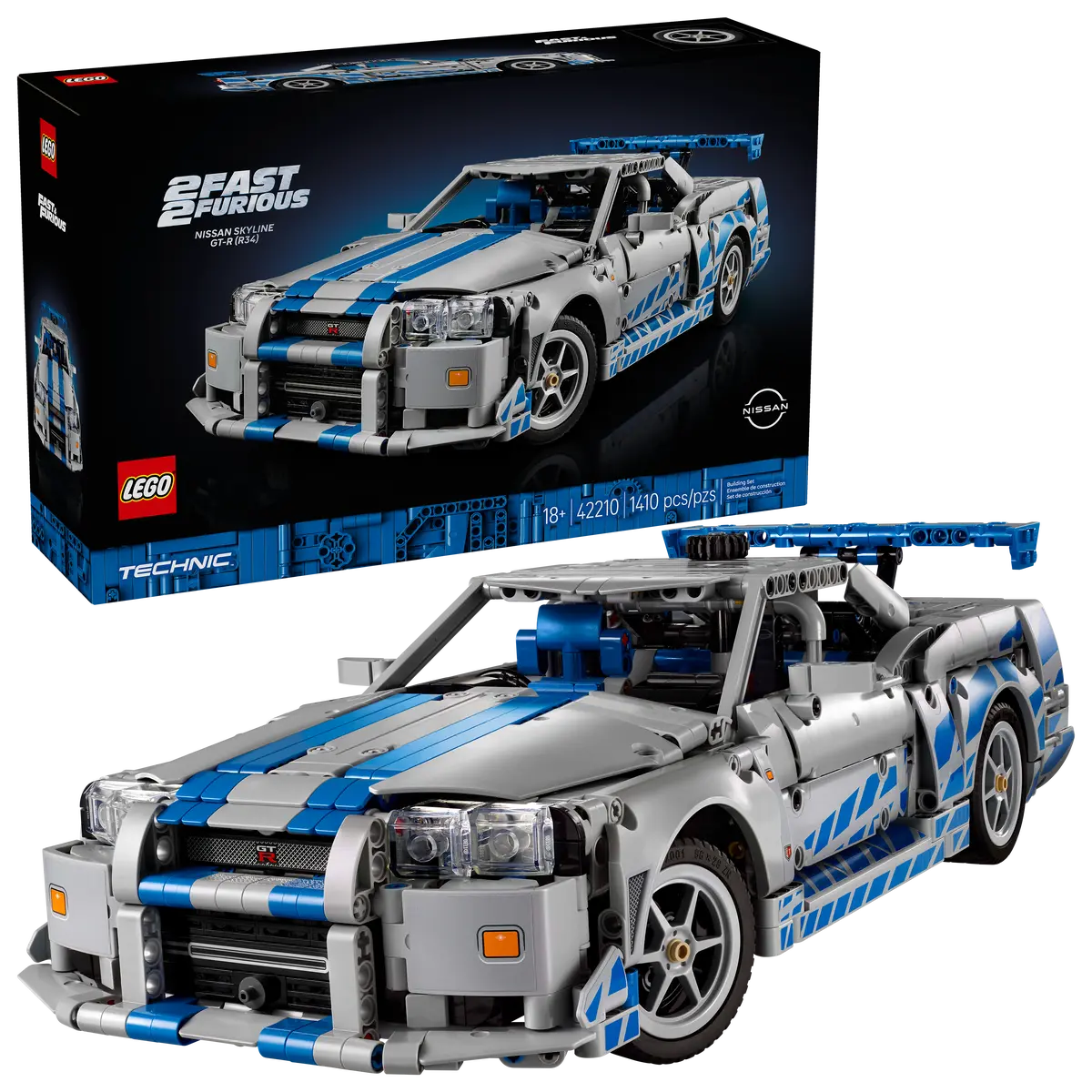 LEGO 42210 Auto Nissan Skyline GT-R (R34) 2 Fast 2 Furious