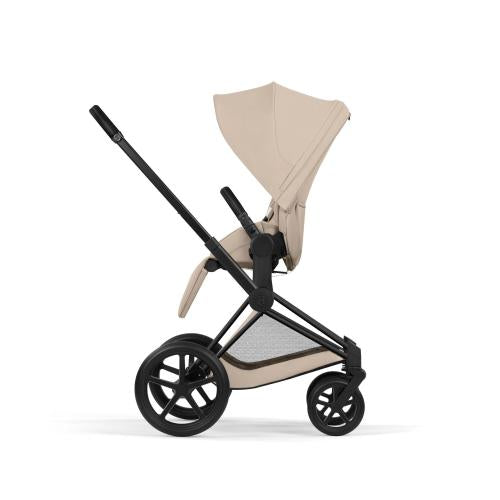 Cybex Trio Priam Comfort Matt Black-Cozy Beige con Cloud T Plus