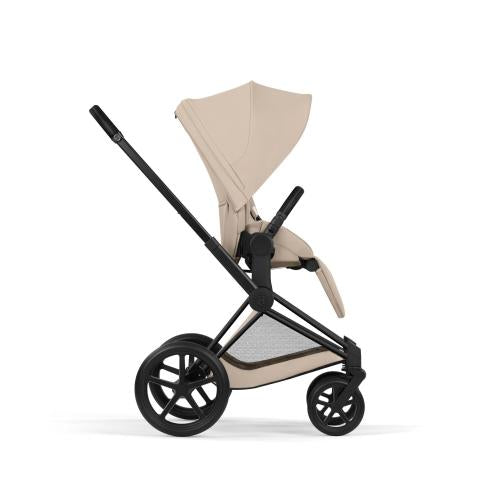 Cybex Trio Priam Comfort Matt Black-Cozy Beige con Cloud T Plus