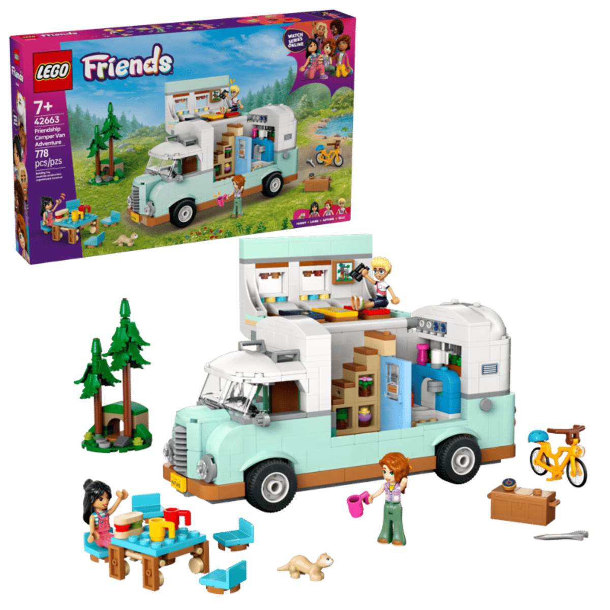 LEGO 42663 Friends Avventura sul camper dell'amicizia
