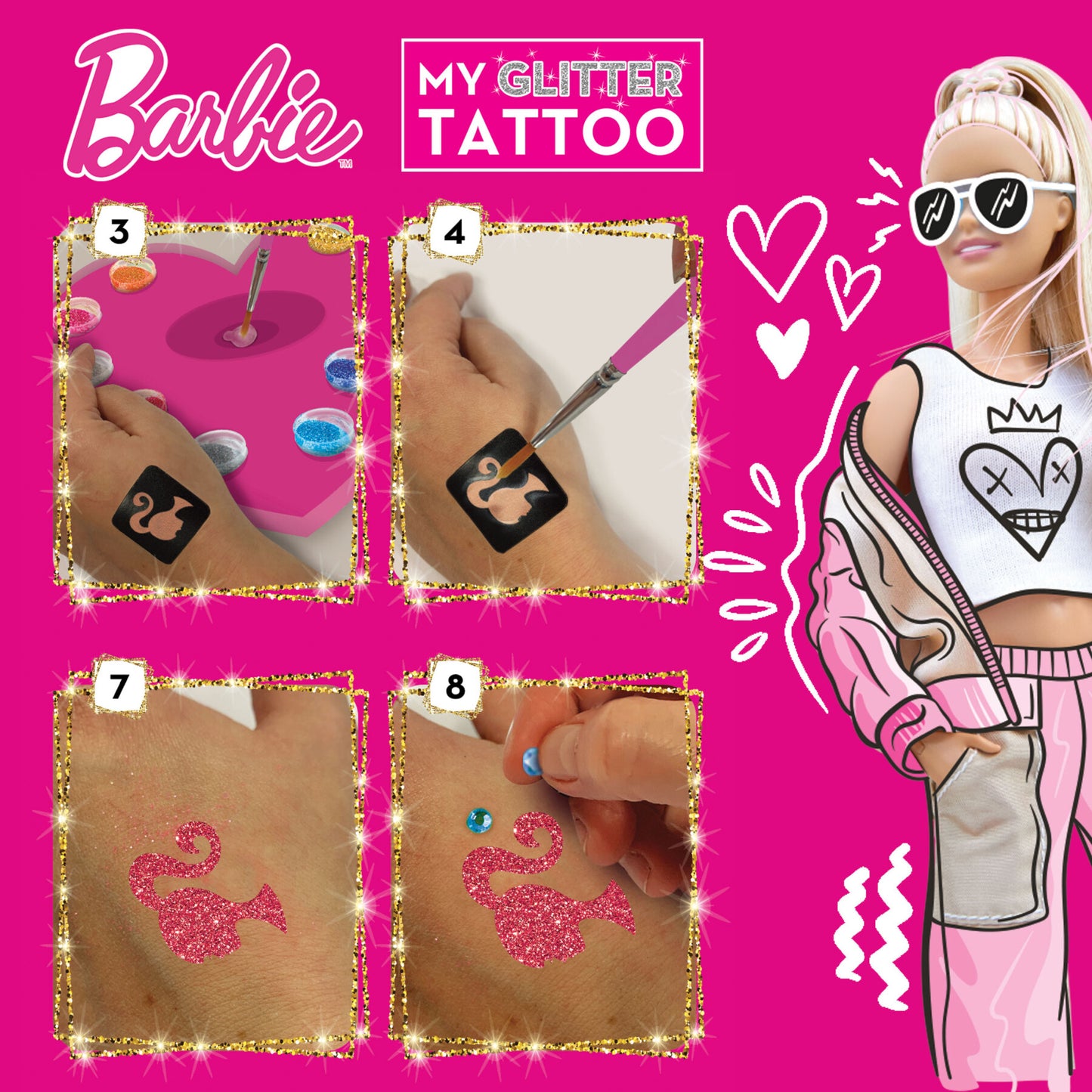 BARBIE MY GLITTER TATTOO