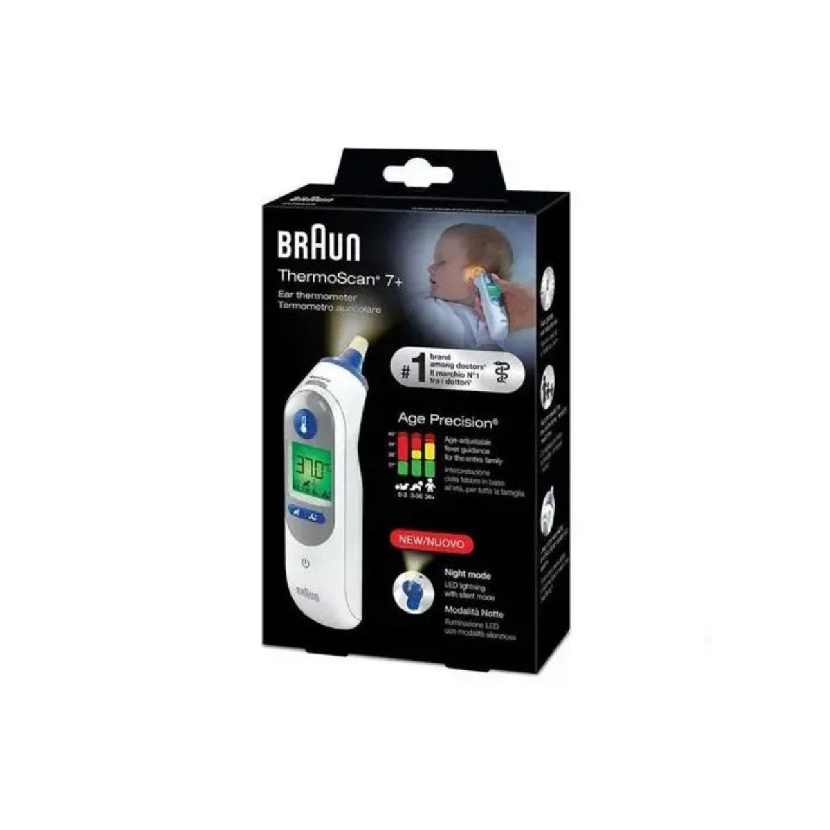 BRAUN TERMOSCAN 7 PLUS (LISTA N.SILVIA E ADELINO N.12467)